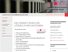 Tablet Screenshot of iss-elektrotechnik.de